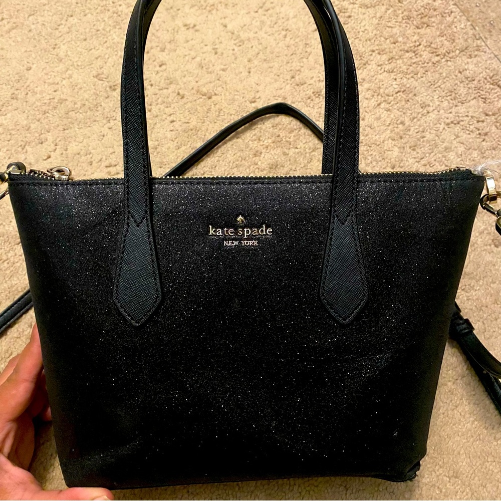 Kate Spade Convertible Glitter Crossbody Handbag